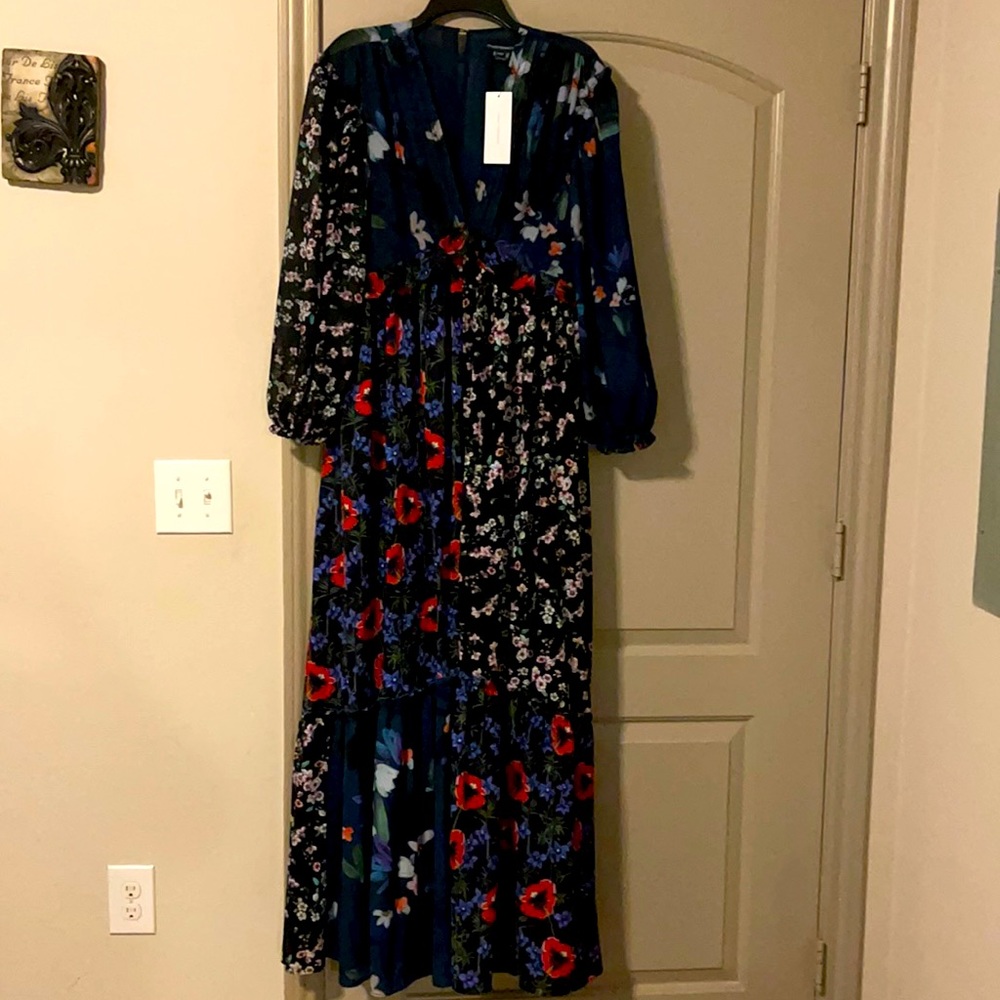 Brand New French Connection Celia maxi dress